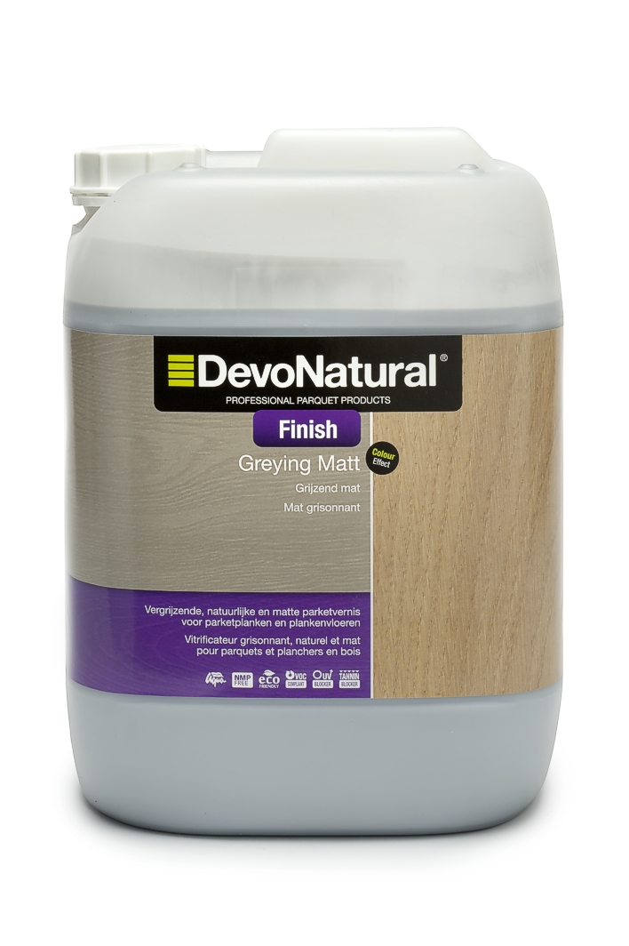 DevoNatural® Finish - Grijzend Mat - (10 L)