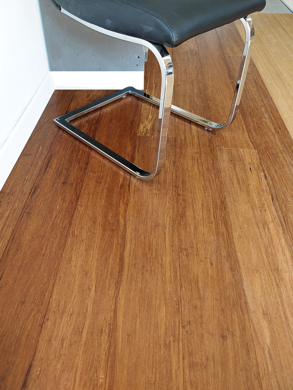 MF strandwoven caramel parquet en bambou, vernis